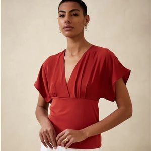 Banana Republic Factory Embers Tie Back Top XL NWT